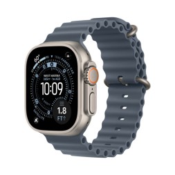 Apple Watch Ultra 3, 49 mm, Ocean Band (бежевый/синий)