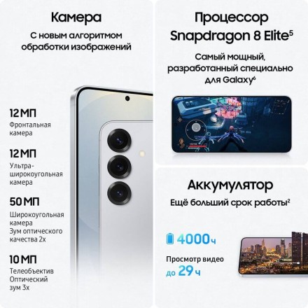 Смартфон Samsung Galaxy S25 12/256GB мятный