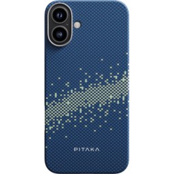 Чехол для iPhone 16 Plus Pitaka StarPeak Tactile Woven case (Milky Way Galaxy)
