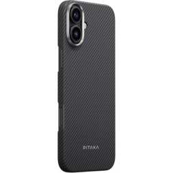 Чехол для iPhone 16 Pitaka Ultra-Slim Case (черный)
