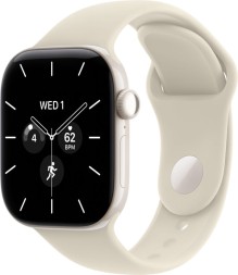 Apple Watch Series 12, GPS+Cellular, 42 mm, Sport Band (Pearl White/Sand), размер S/M