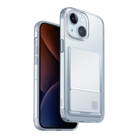 Чехол для iPhone 15 Uniq Air Fender ID cardslot (прозрачный)